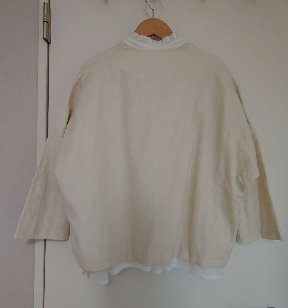 Gauze# ガーゼ HAORI 羽織りノーカラージャケット