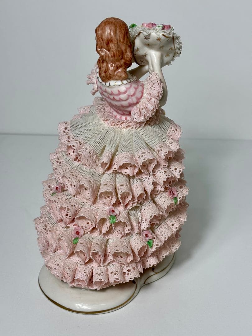 ビ*ビ様 #Irish Dresden 陶器人形 Rose of Tralee