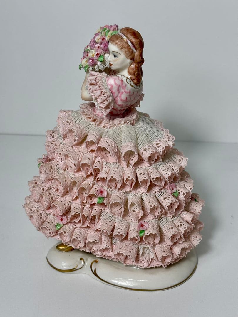 ビ*ビ様 #Irish Dresden 陶器人形 Rose of Tralee