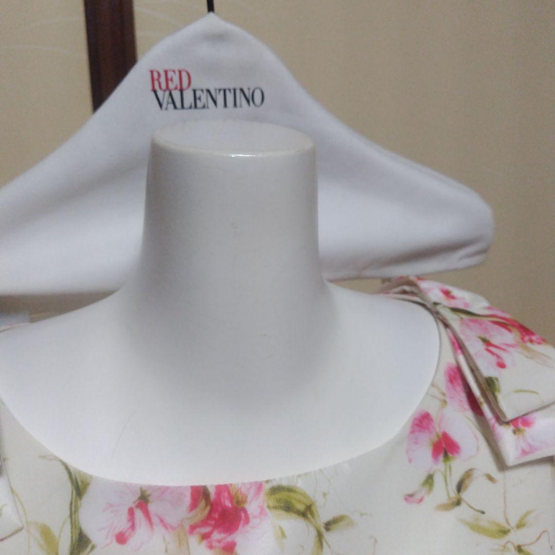 値下　RED VALENTINO フラワープリント ノースリーブワンピース