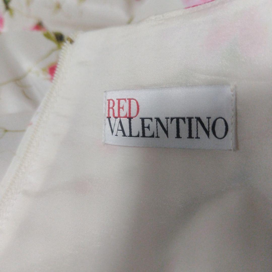 値下　RED VALENTINO フラワープリント ノースリーブワンピース
