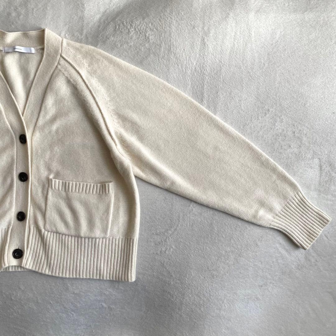 【美品✨】FRAMeWORK ウールカシミヤ Vネックショートカーディガン　近年