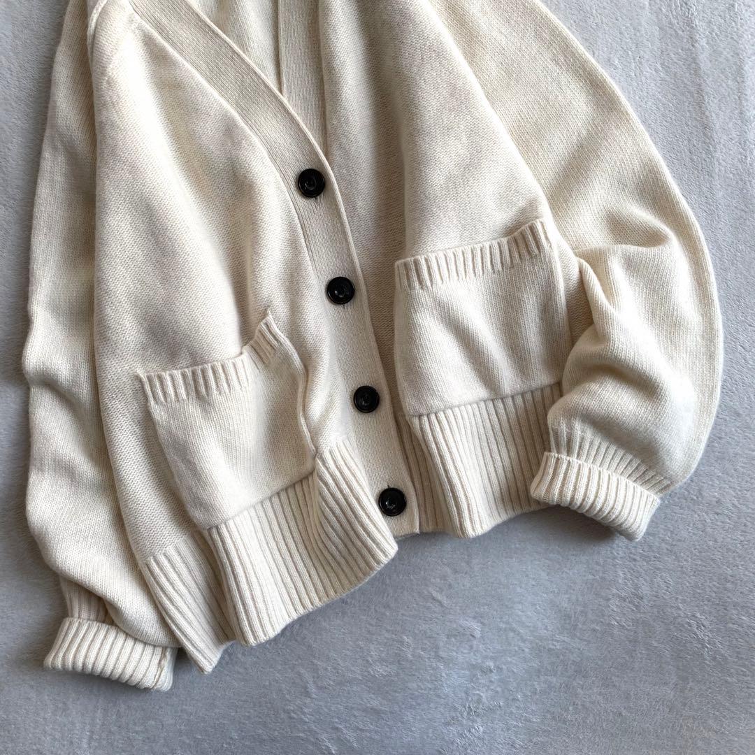 【美品✨】FRAMeWORK ウールカシミヤ Vネックショートカーディガン　近年
