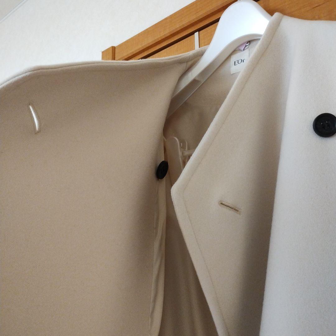 ♡͚༻ི【クリーニング済み】L'Or Wide Lapel Long Coat♡