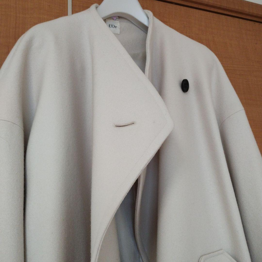 ♡͚༻ི【クリーニング済み】L'Or Wide Lapel Long Coat♡