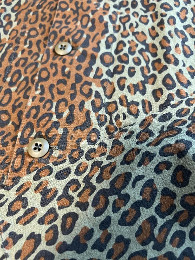 South2 West8 Hunting Shirt レオパード柄 カバーオール