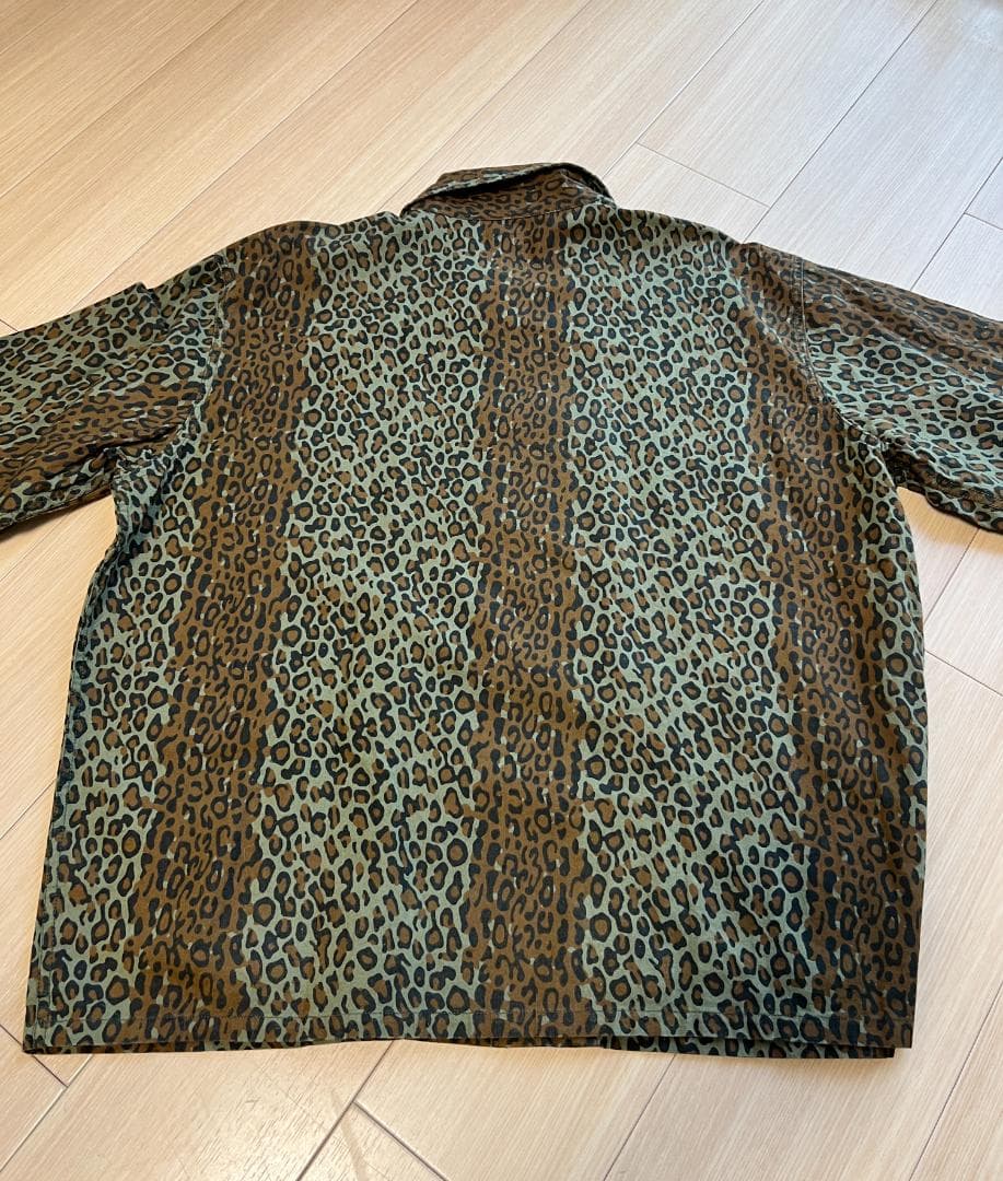 South2 West8 Hunting Shirt レオパード柄 カバーオール