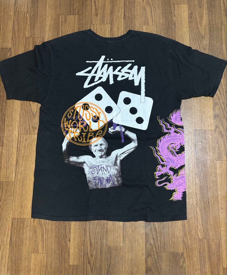 STUSSY Strike Pig Dyed Tシャツ ロゴ ステューシーXL