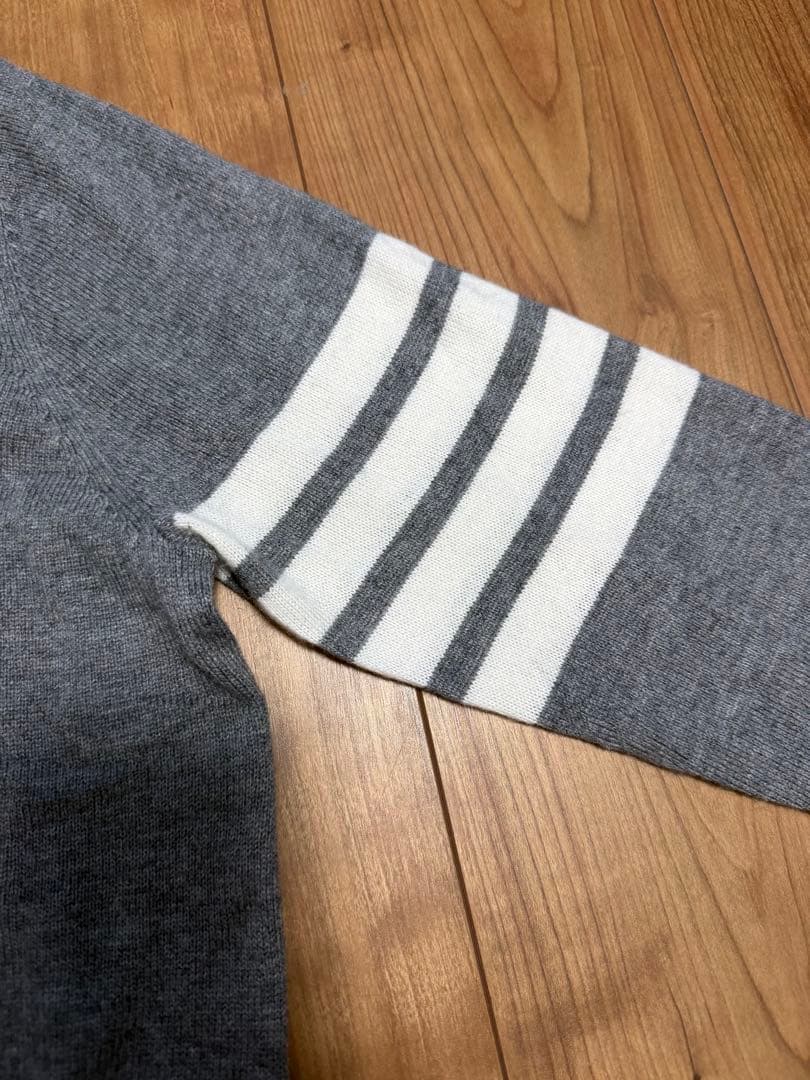 THOM BROWNE トムブラウン 4bar カーディガン グレー 0