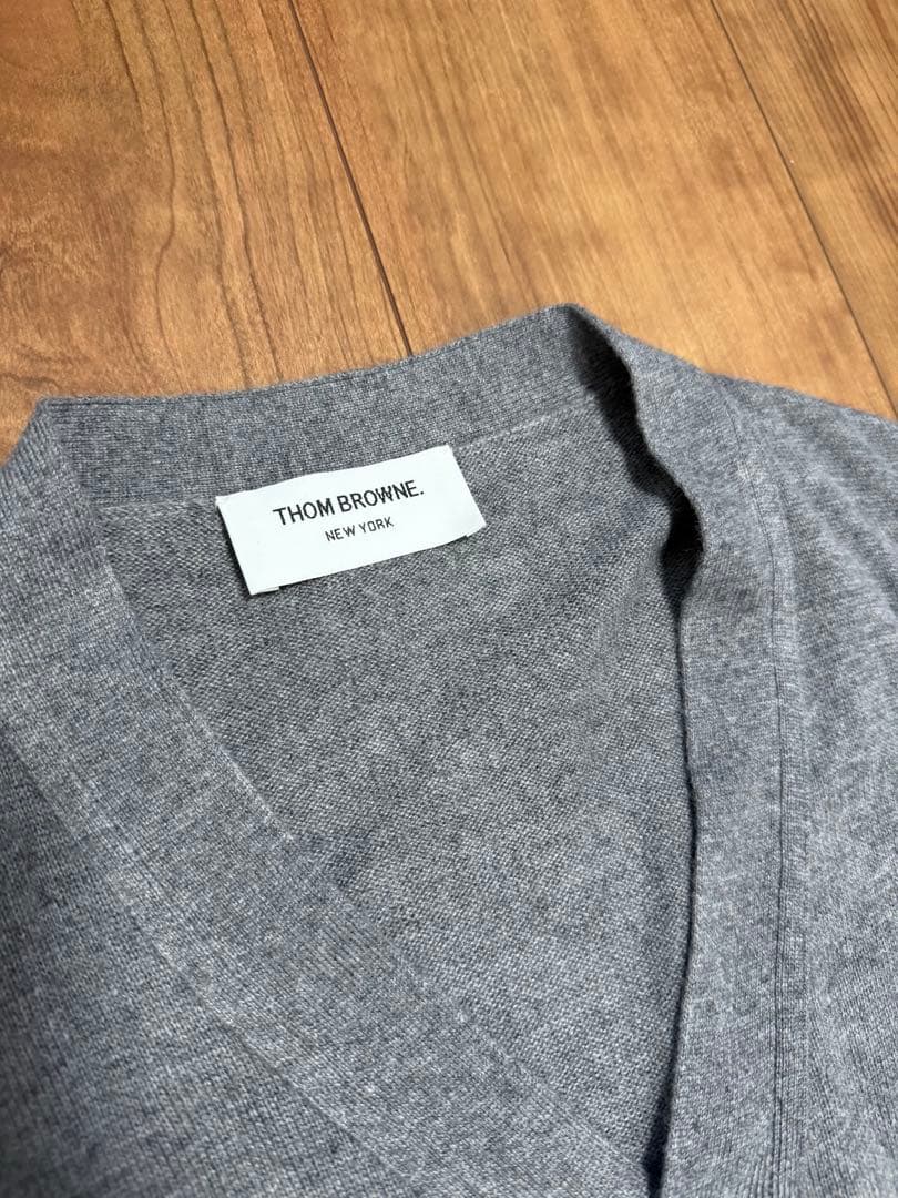 THOM BROWNE トムブラウン 4bar カーディガン グレー 0