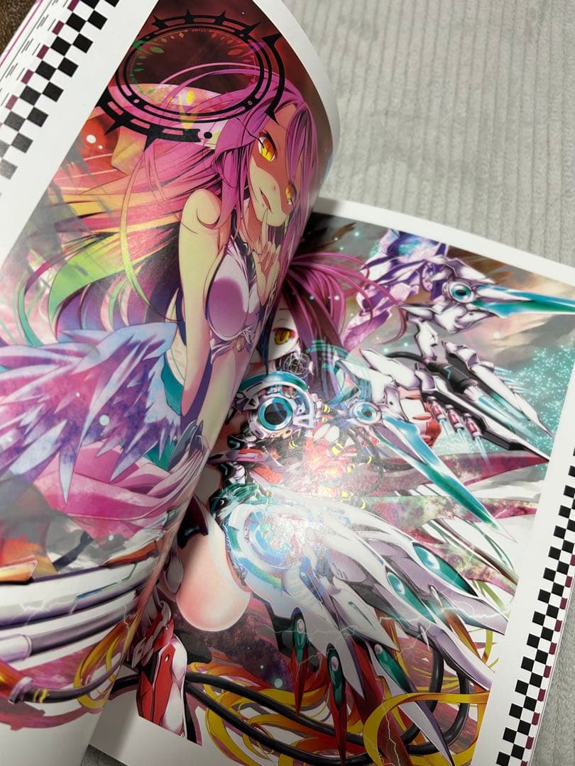 ノーゲーム・ノーライフ 榎宮祐 Art Works 帯付き　初版　ポスター付き