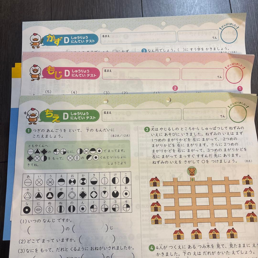 書き込みなし♡七田式　しちだ式　プリントDセット