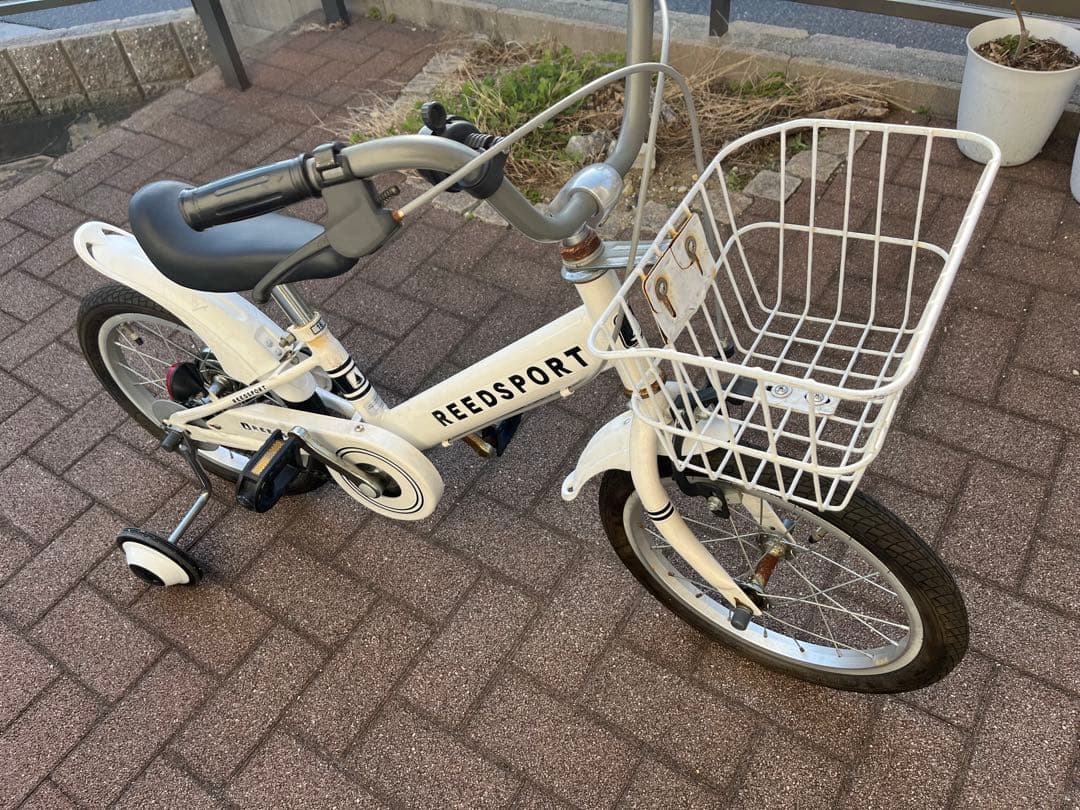幼児用自転車　リーズポート　白　16インチ　引き取り限定　REEDSPORT