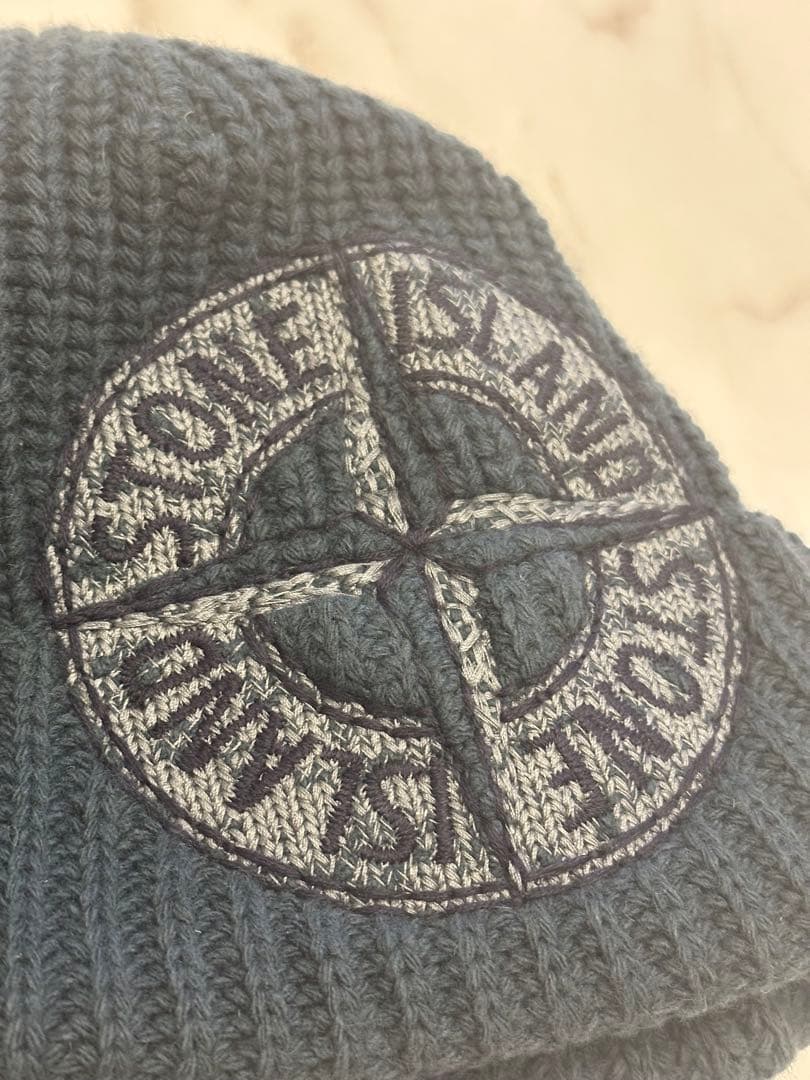 STONE  ニット帽 グリーン
