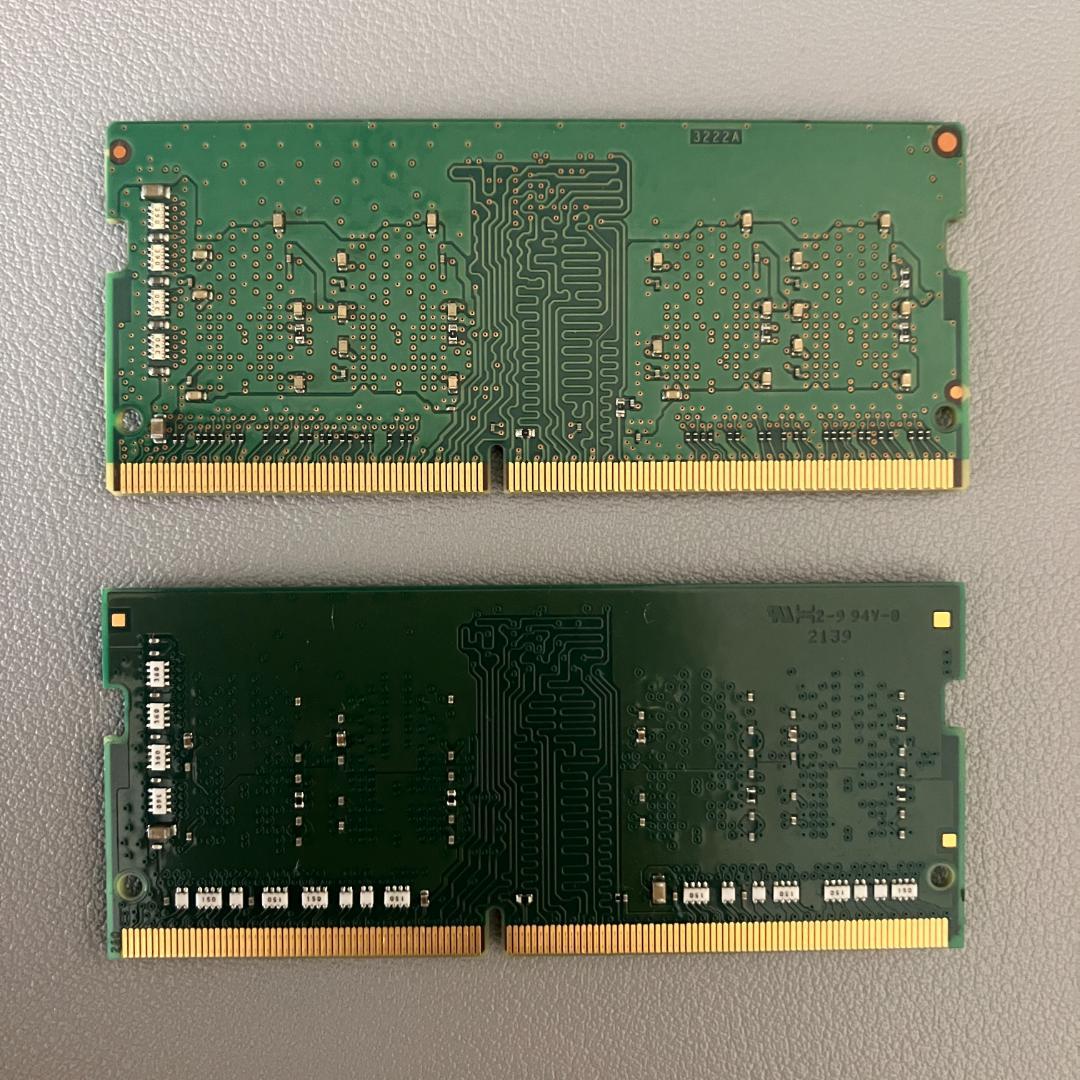 ノートPC用メモリ 16GB (8GB×2枚) DDR4-3200 動作確認済