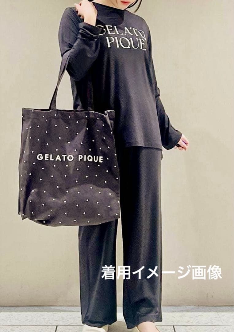 gelato piqueジェラピケ ロゴロンTパンツ セットアップ ルームウェア