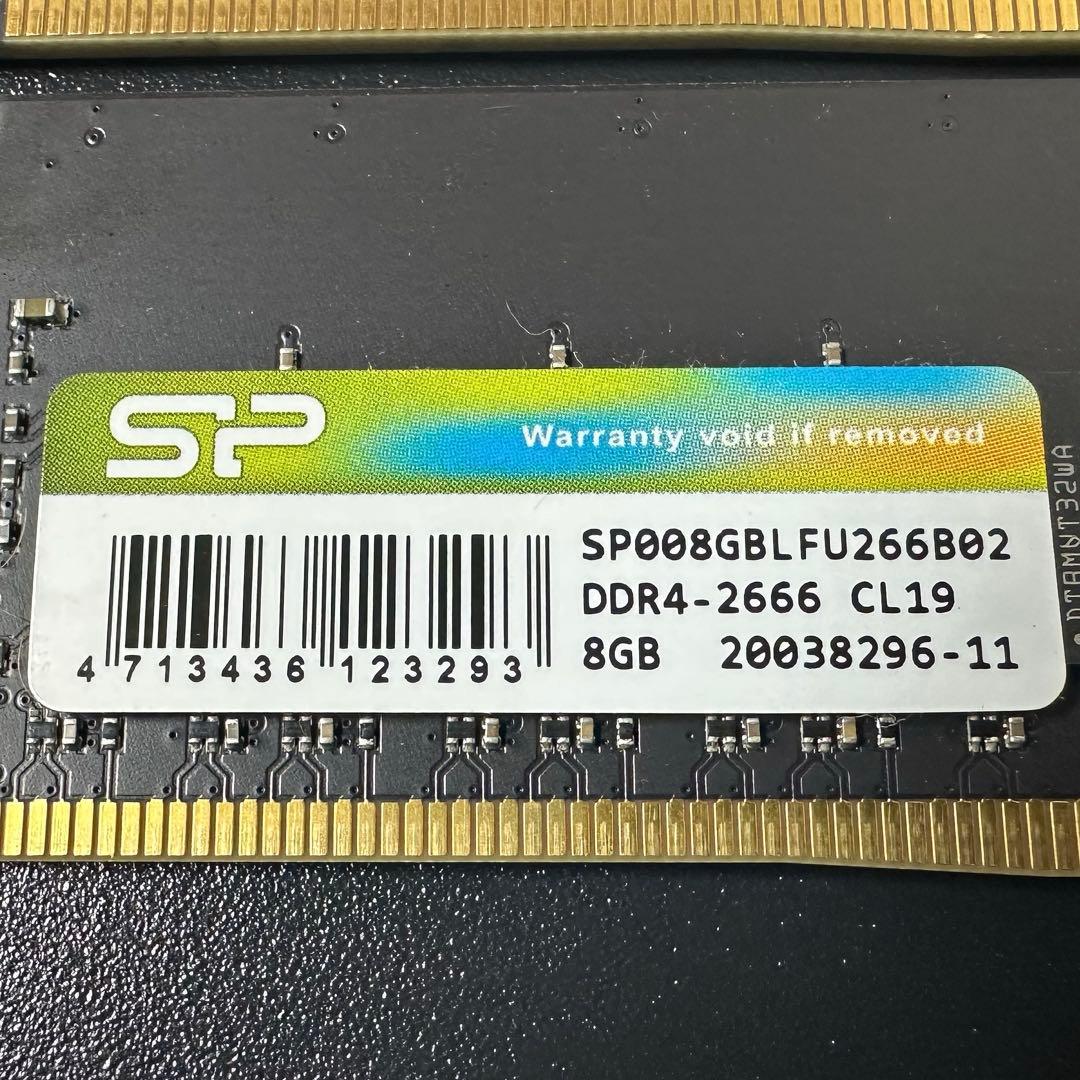 【動作保証】DDR4 2666 16GB(8GB×2枚) SP 172