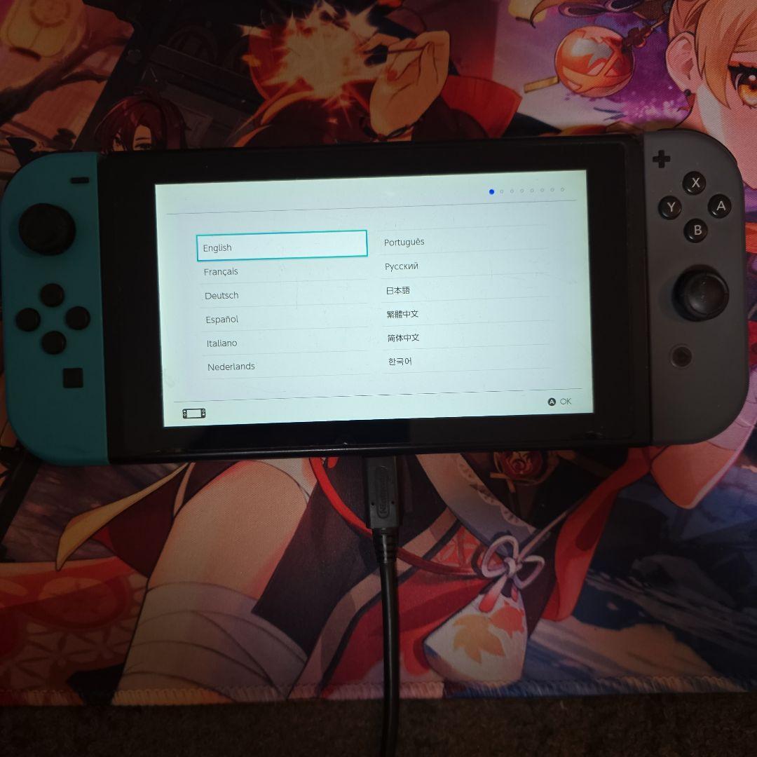 Nintendo Switch 本体 ジョイコン青黒 ジャンク品