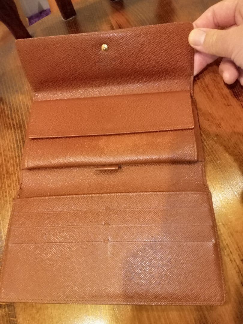 ルイヴィトン LouisVuitton M61215モノグラム 3つ折り 長財布