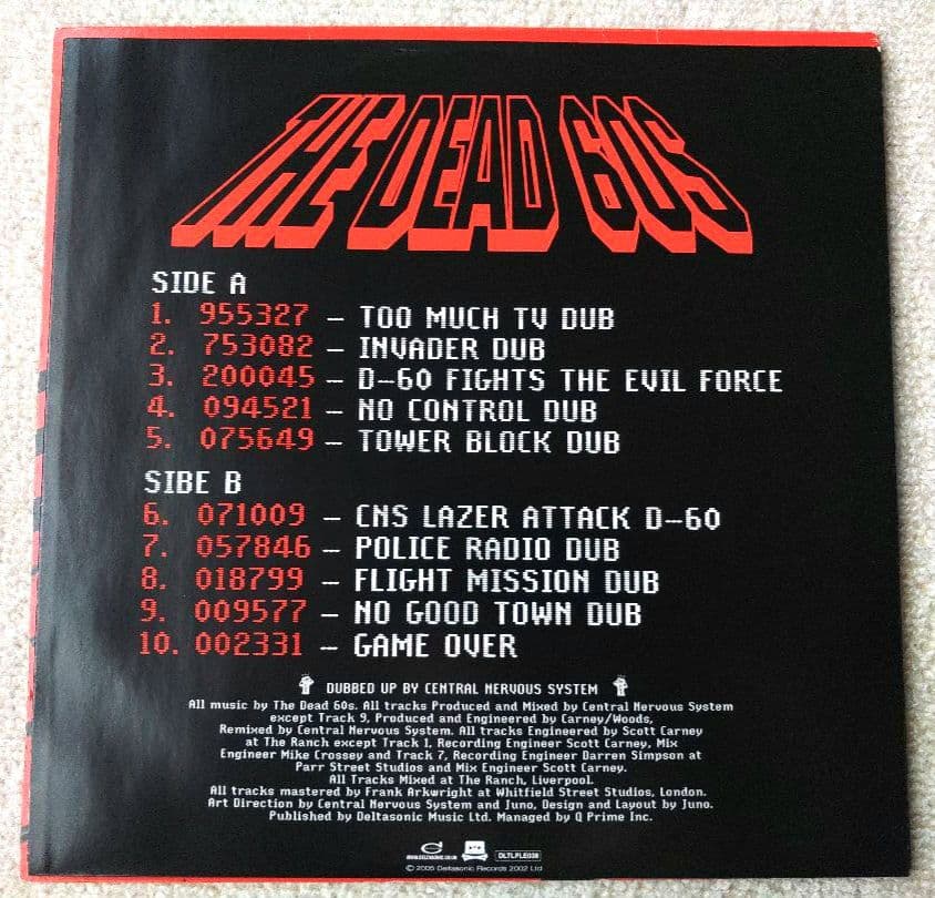 The Dead 60s LPレコード