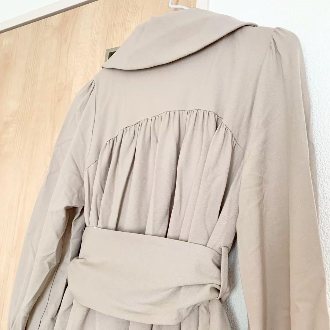Herlipto❤️Belted Dress Trench Coat taupe