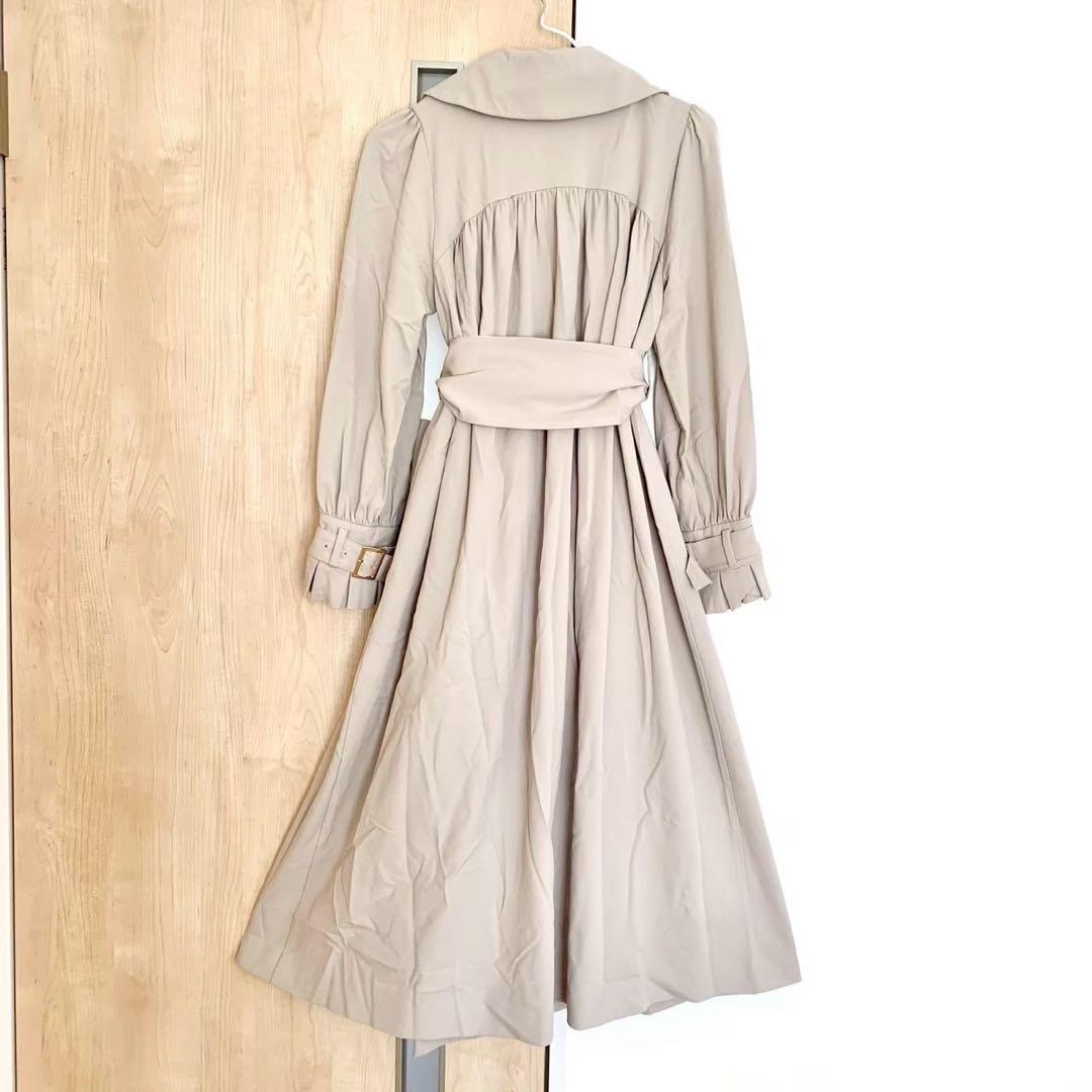 Herlipto❤️Belted Dress Trench Coat taupe
