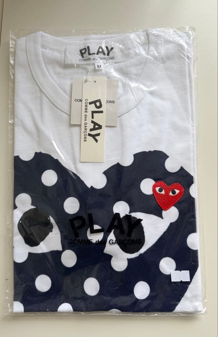 PLAY COMME des GARCONS ハート ドット Tシャツ Mサイズ