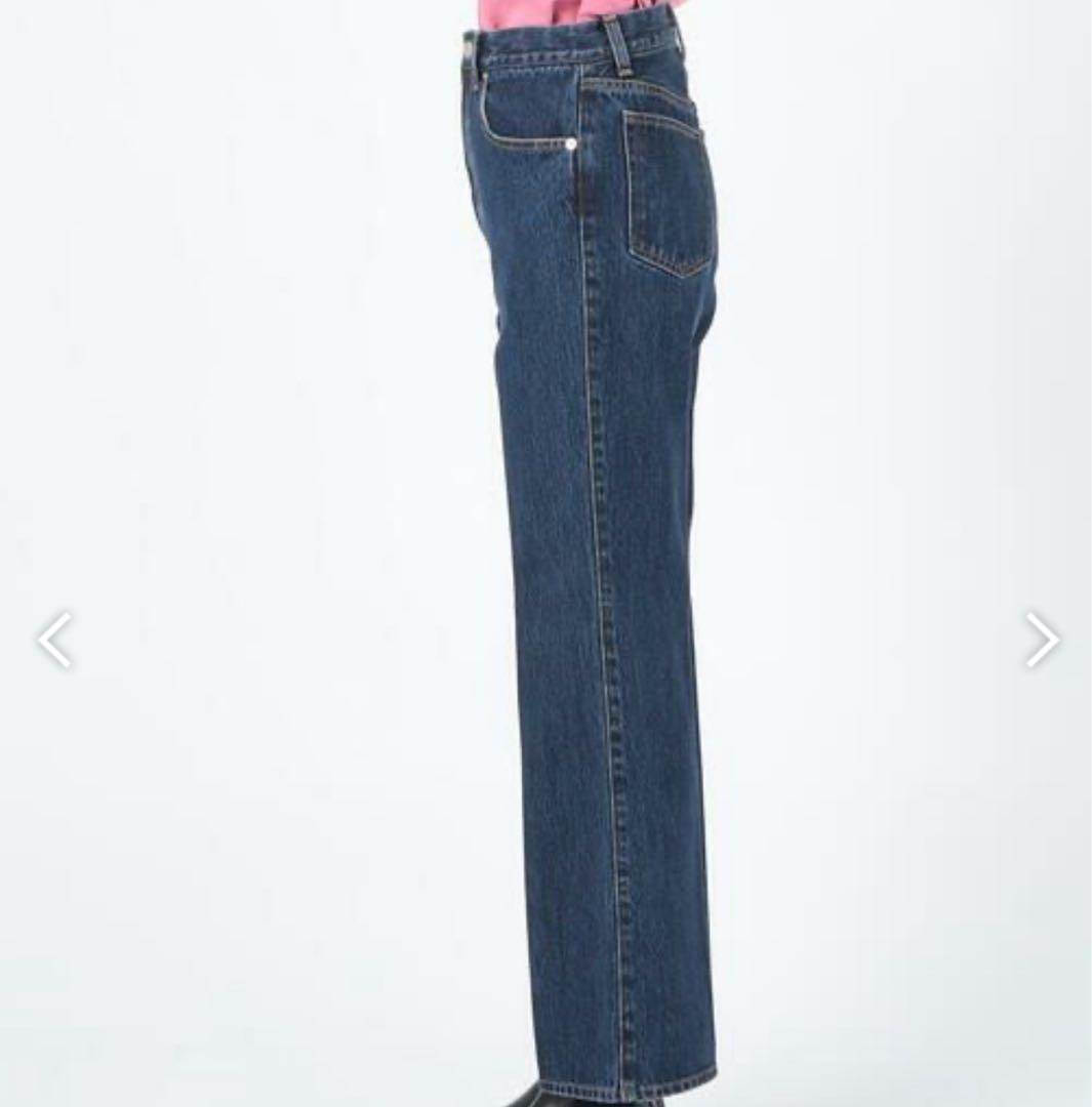 新品MACPHEE コットンデニム ブーツカットパンツ34トゥモローランド
