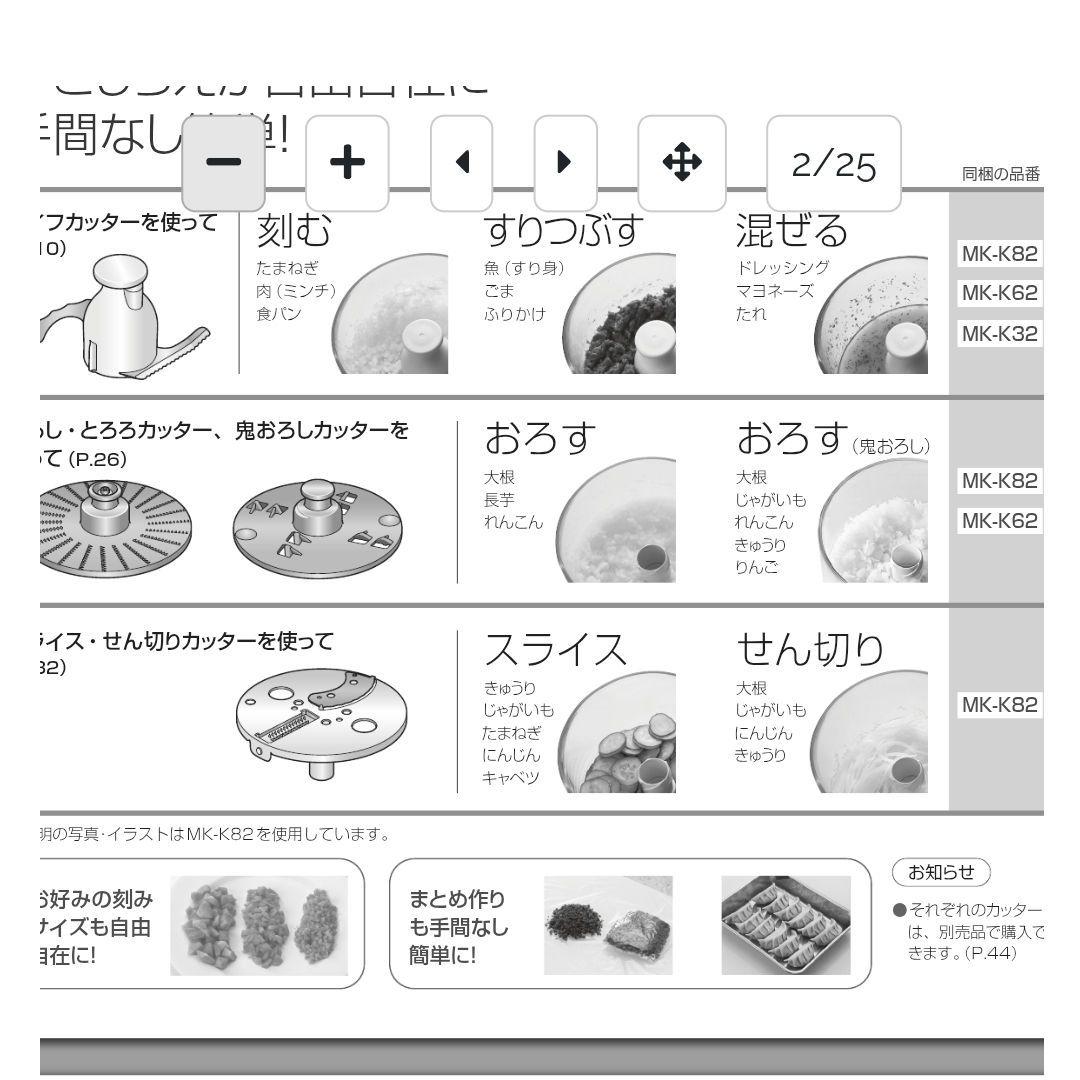 パナソニック フードプロセッサー