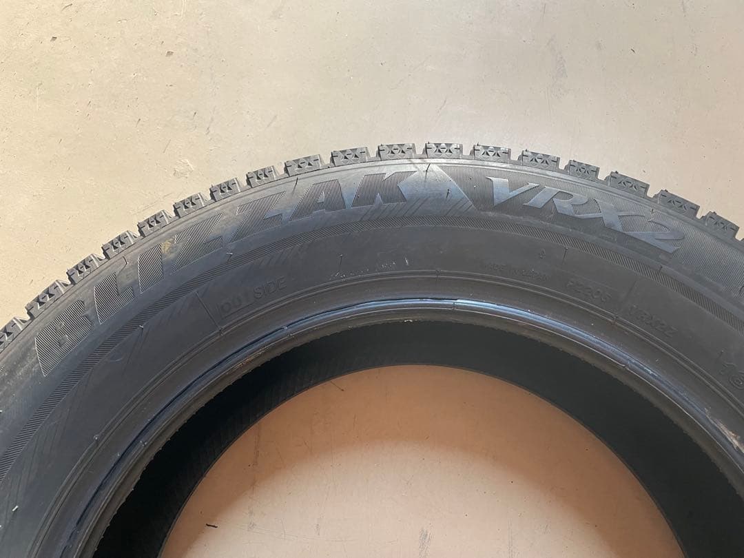 バリ溝　185/65R15 ブリザック VRX2 23年製　1本　中古品