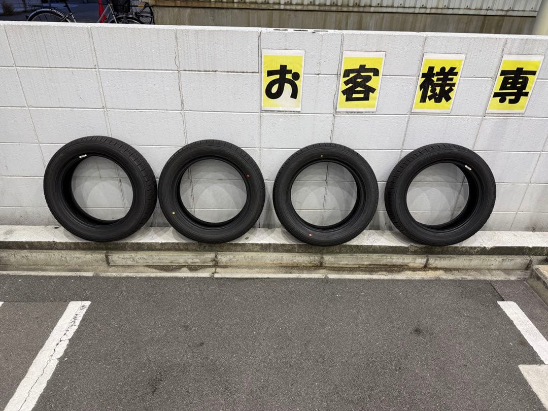 ダンロップエナセーブ165-60-15サマータイヤ 4本セット(新車時取外し）