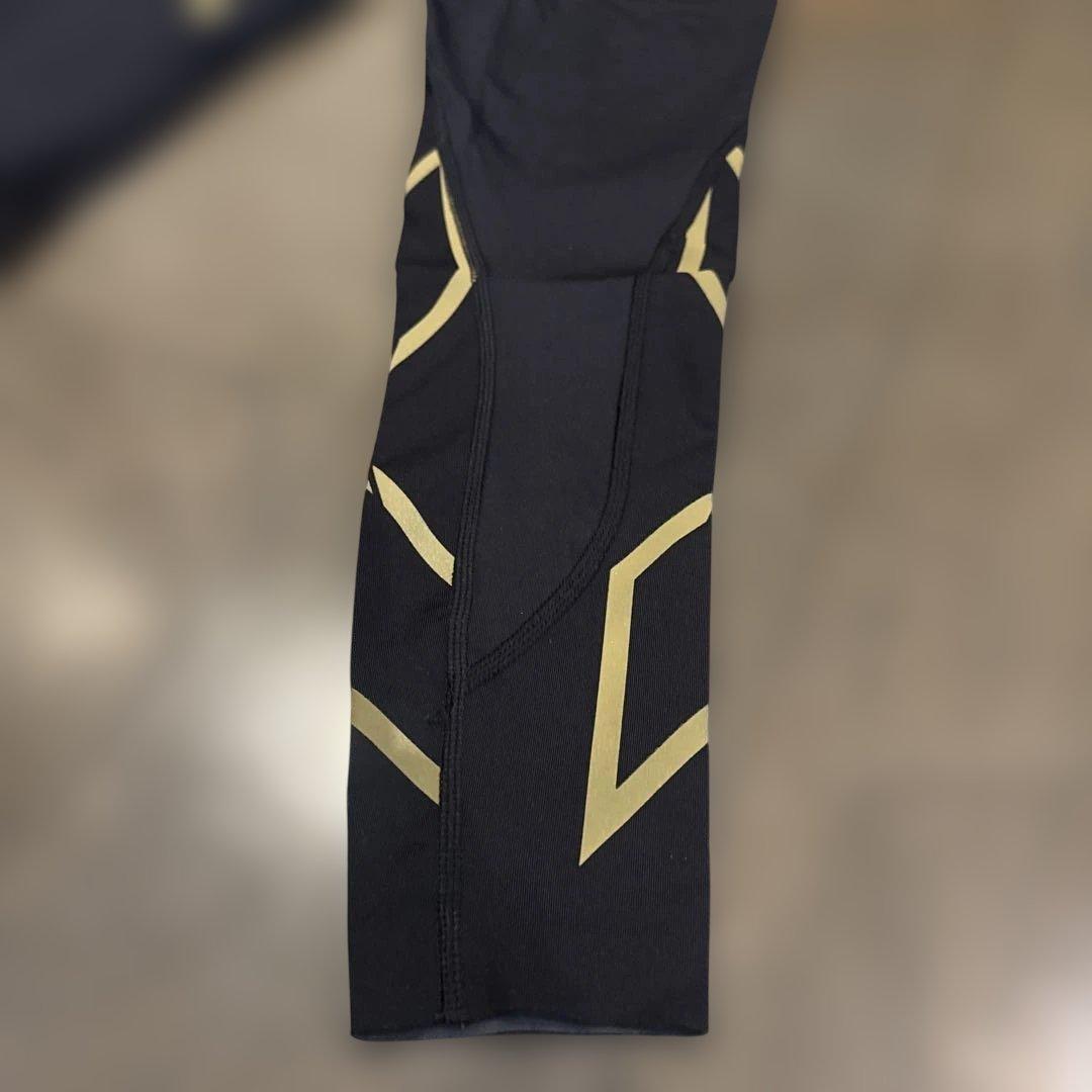2XU タイツ ブラック/ゴールド XS レディース