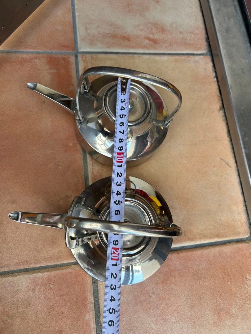 匿名配送】銚子 酒器 昭和レトロ 骨董　銀メッキ？ 本錫？ 古民具 煎茶道具