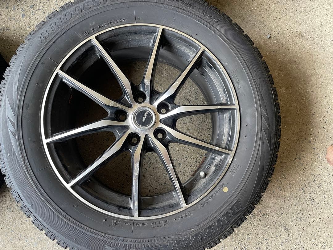 ブリヂストン BLIZZAK VRX225/60R17 アルミホイール4本セット