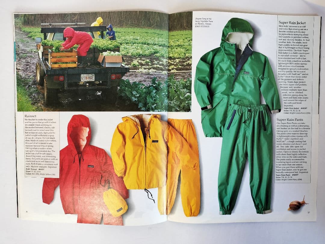 Patagonia パタゴニア 1989年春 こども カタログ　英語版