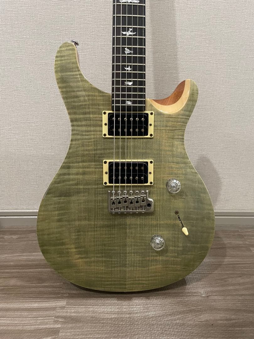 ギター PRS SE Custom24 Trampas Green