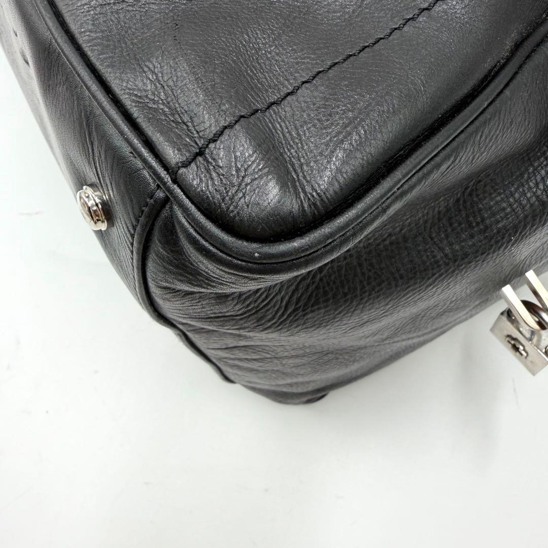 BALLY バリー 2way ボストンバッグ トレインスポッティング ブラック