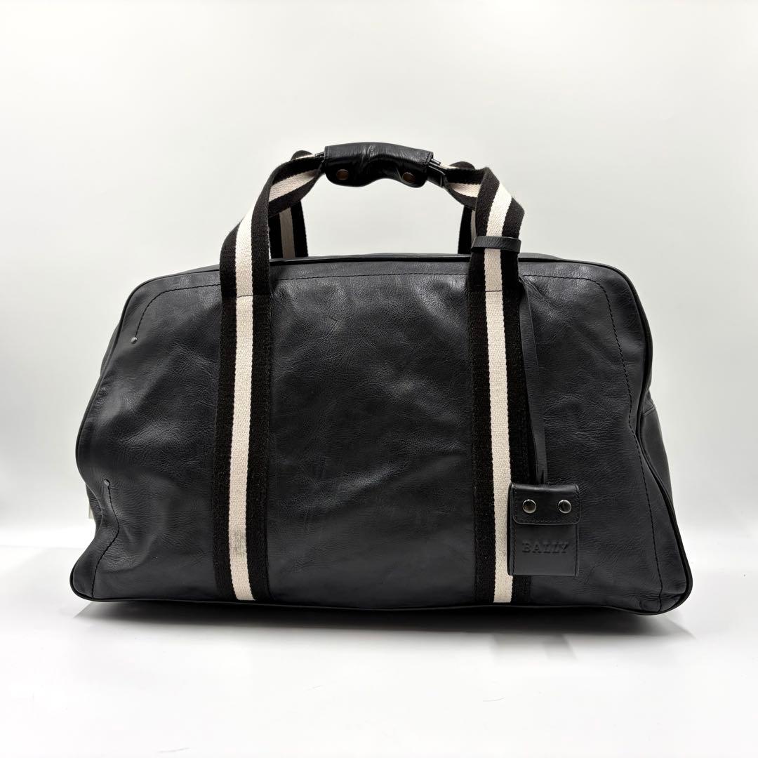BALLY バリー 2way ボストンバッグ トレインスポッティング ブラック