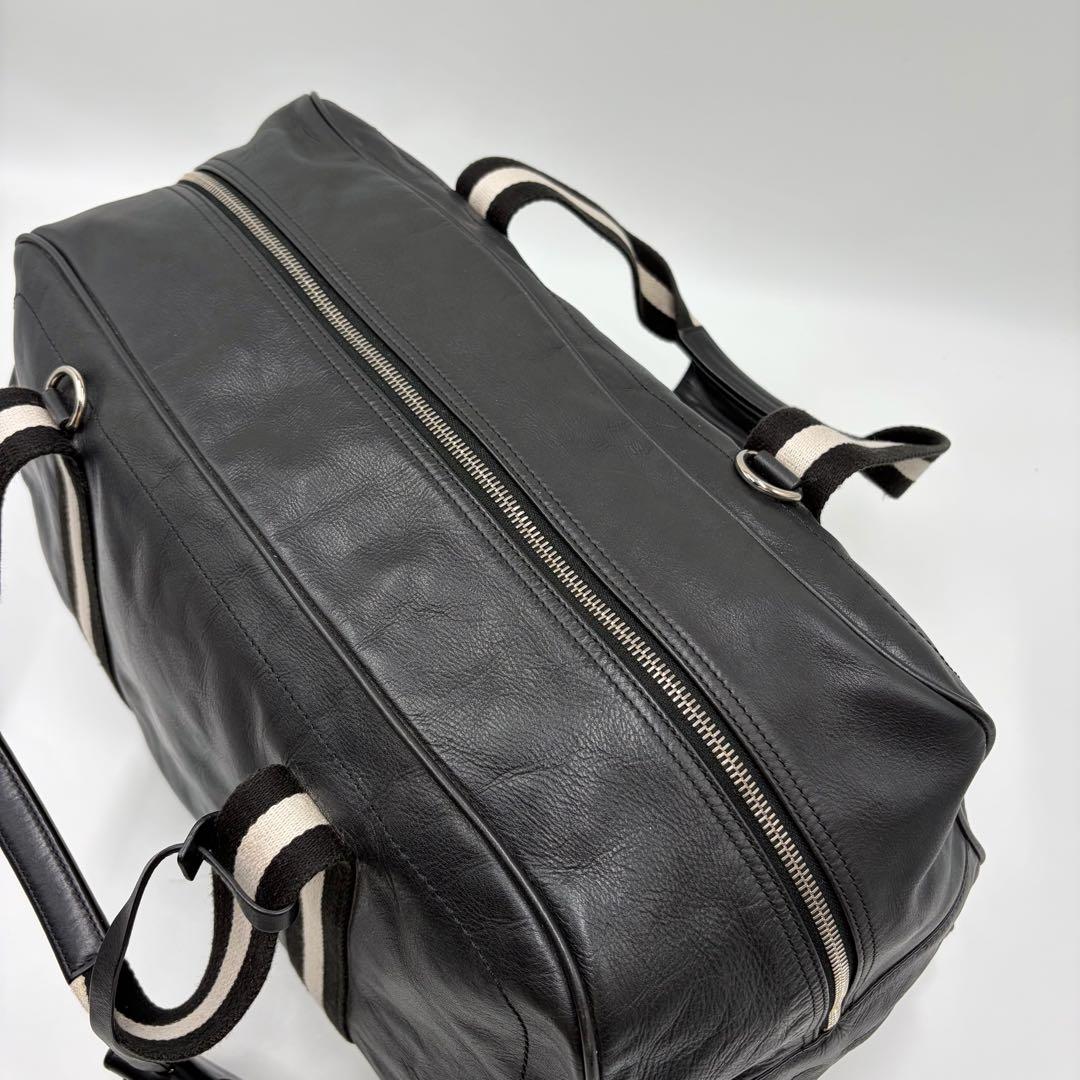 BALLY バリー 2way ボストンバッグ トレインスポッティング ブラック