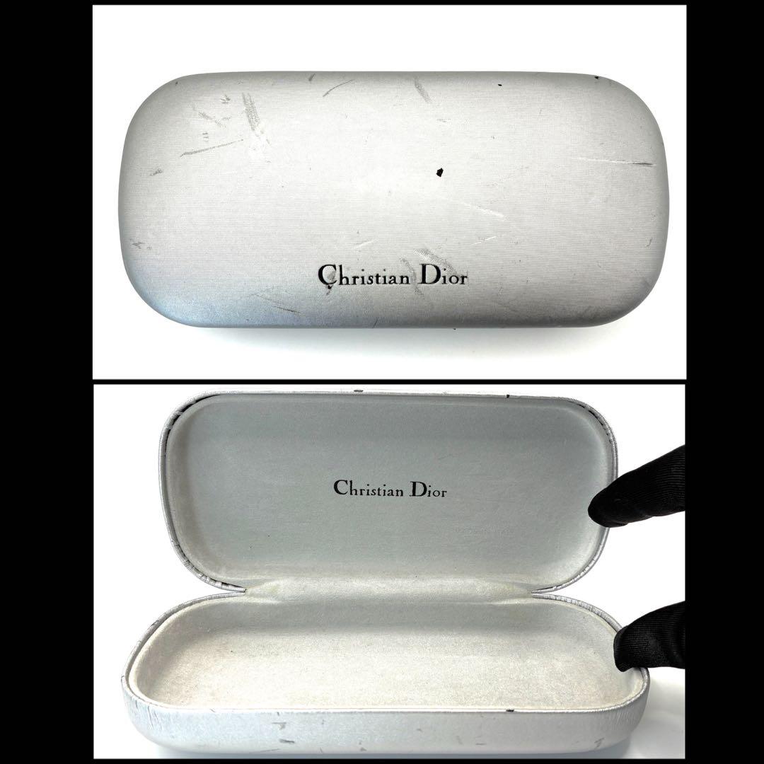 Christian Dior ディオール　スクエア　サングラス　ラインストーン