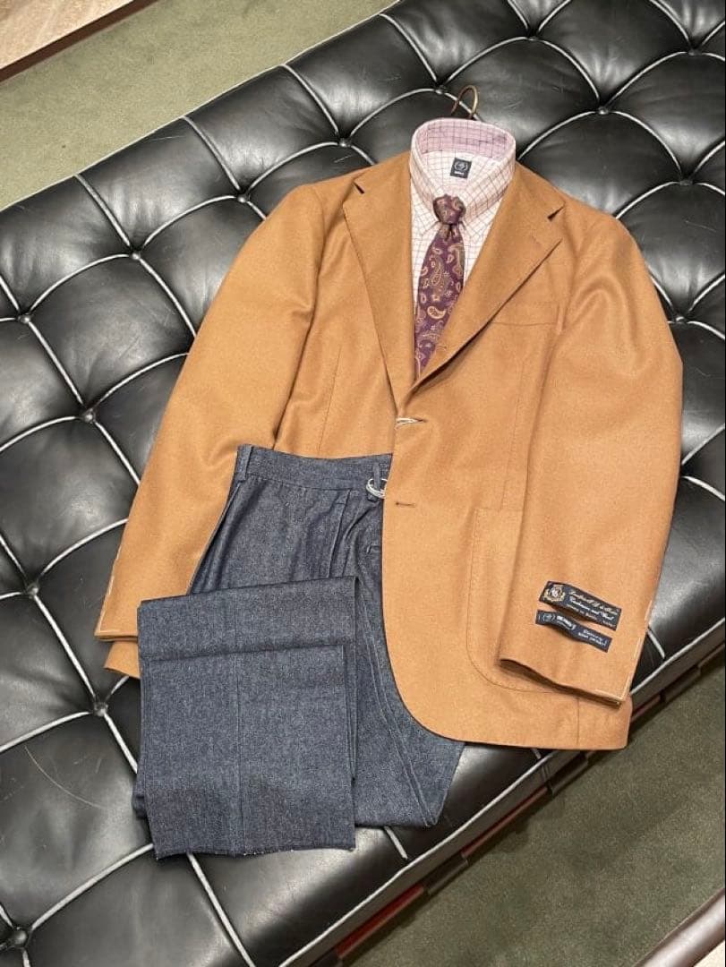 BEAMS F/ ウール カシミヤ ジャケット EASY JACKET