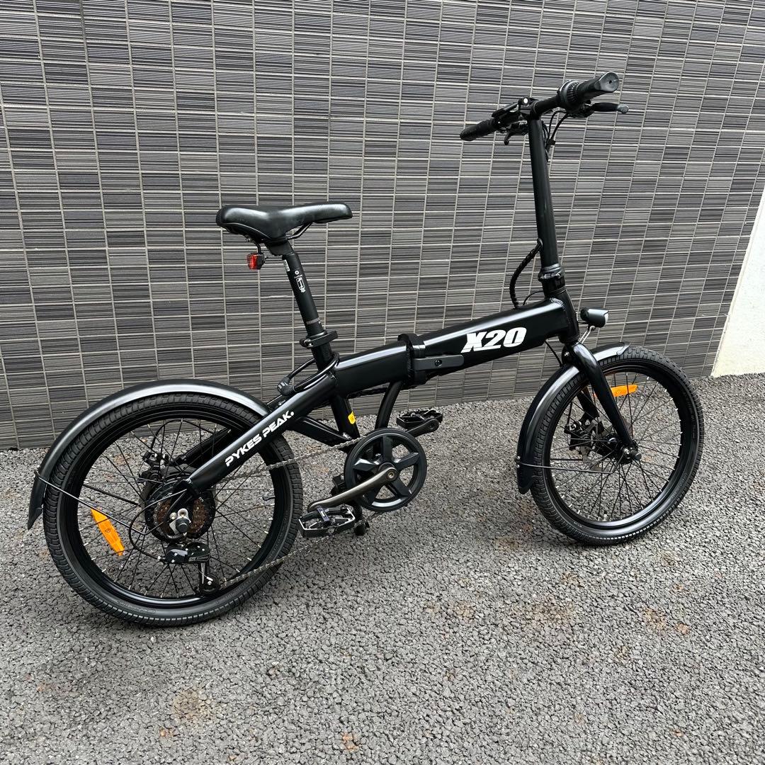 PYKES PEAK 電動アシスト自転車 X20 20インチ　ブラック