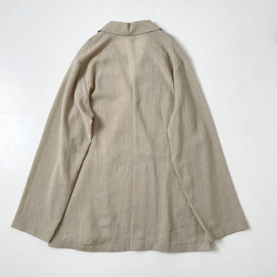 ◆現行品　美品　リヴドロワ　シアースラブオーバージャケット　ベージュ.
