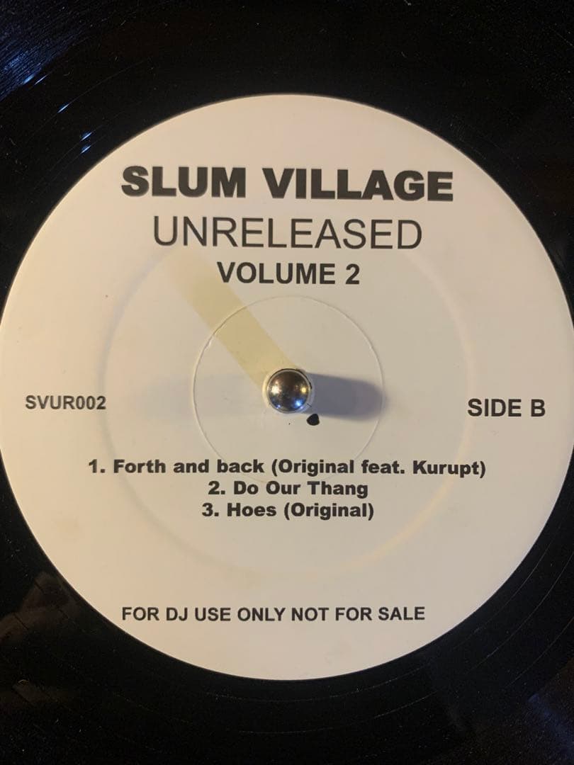 Slum Village – Unreleased Volume 2 超レア◎