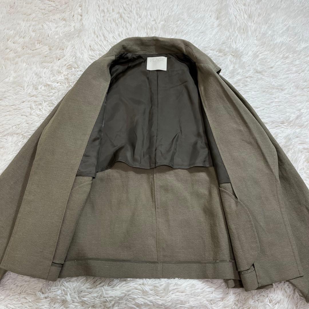 Plage Wool Linen トレンチジャケット スプリングコート