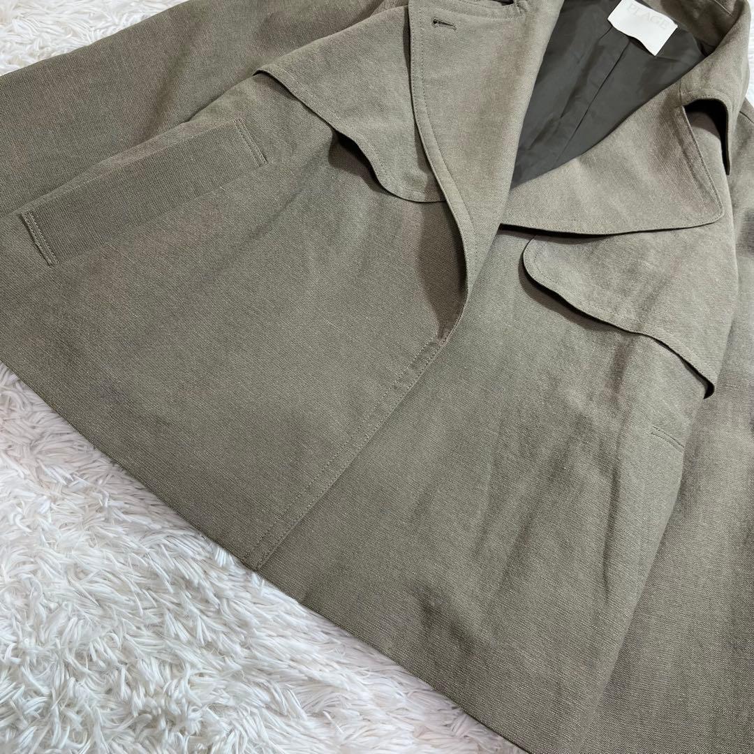 Plage Wool Linen トレンチジャケット スプリングコート