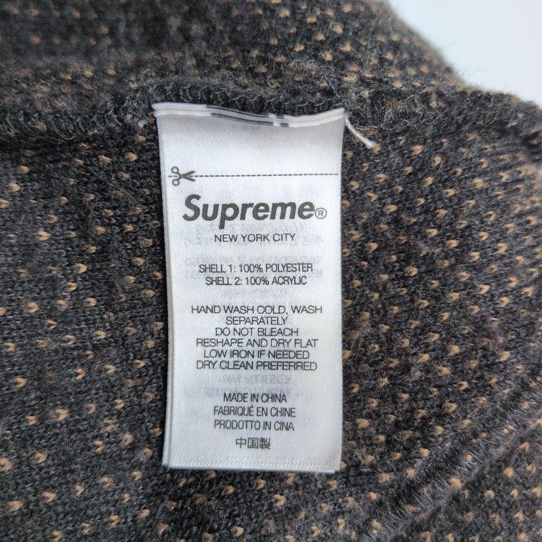 帽子 Supreme 23FW Sherpa Logo Beanie Black