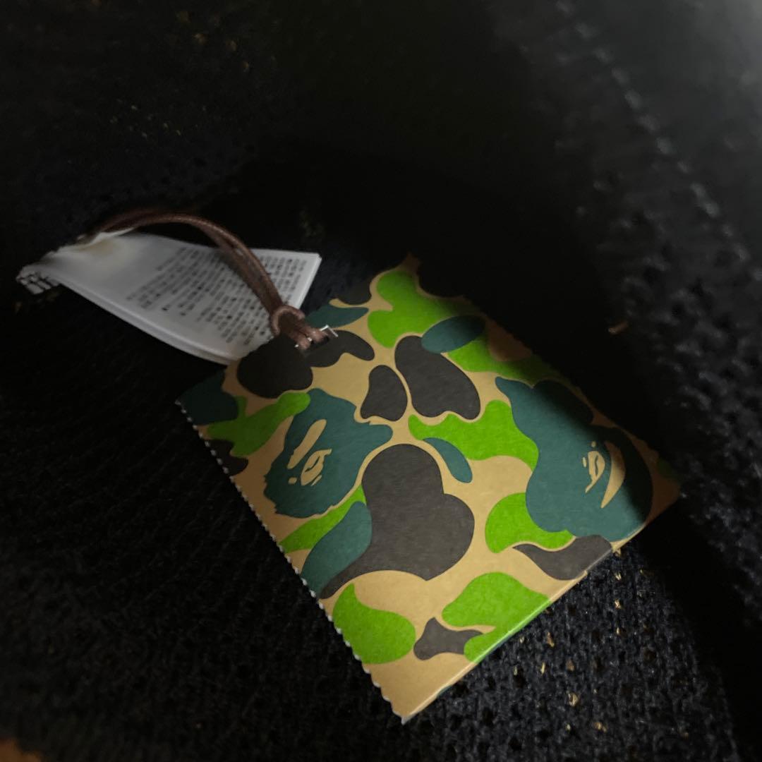 BAPE APE HEAD KNIT CAP ブラック