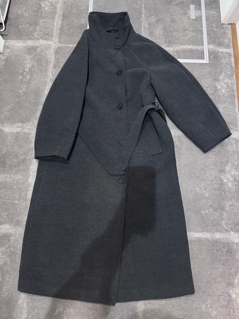W*y様 ZARA ソフトハイネックベルトコート　ロング　コート