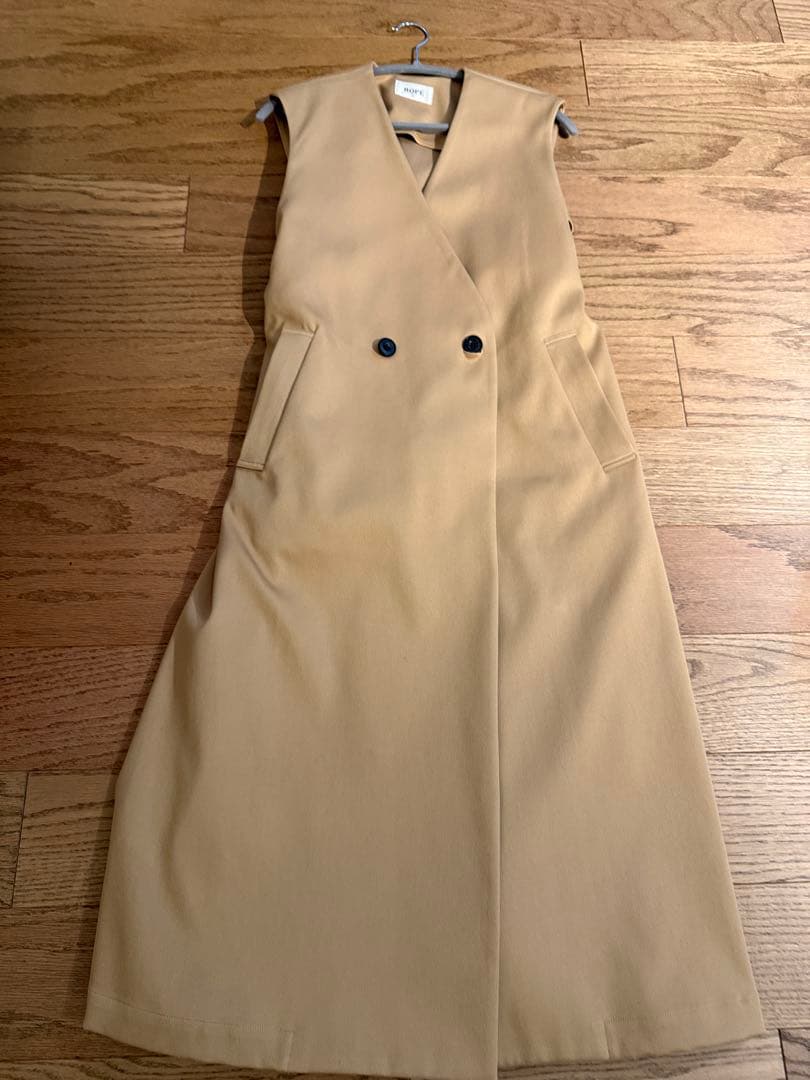 Rope ベージュ トレンチコート　ショートコート　ジレ3way サイズ38
